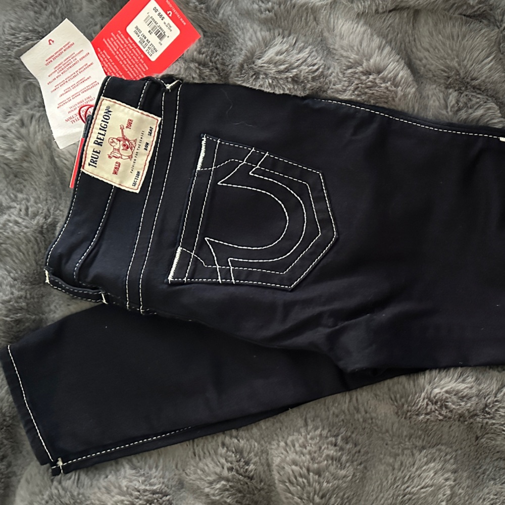 True Religion Women's Dark Blue Skinny Jeans